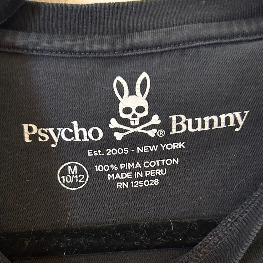 Black Kids Tee with Pink & Mint Bunny Skull Graphic - Picture 3 of 6